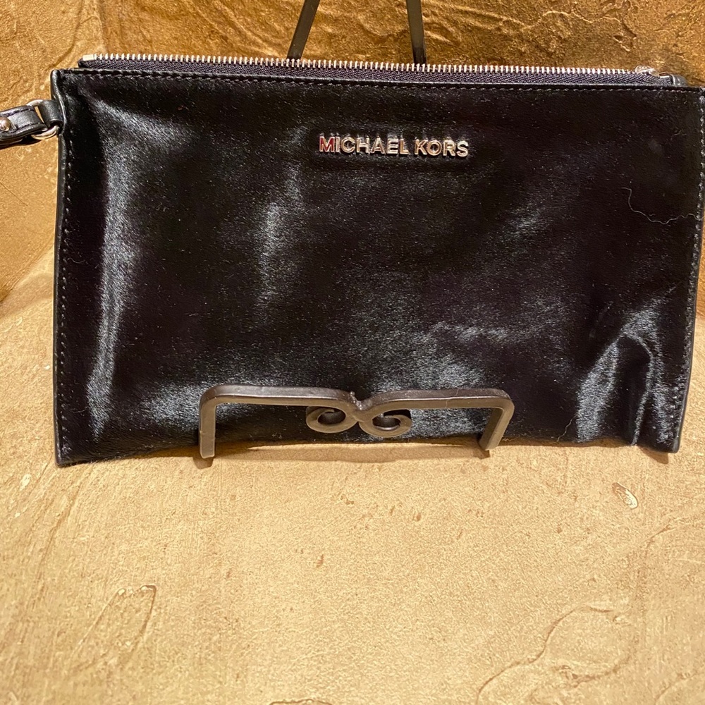 Micheal Kors calf hair clutch